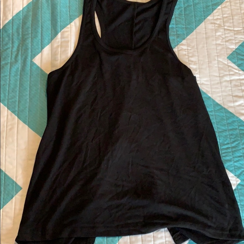Open back tank